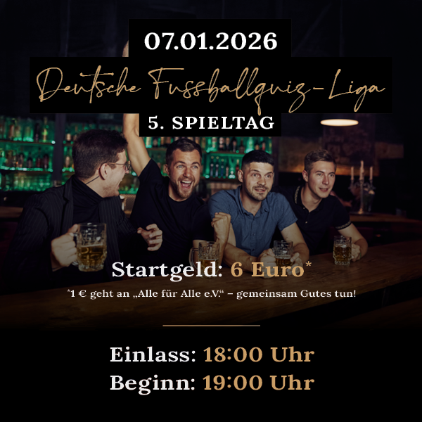 Deutsche Fußballquiz-Liga 07.01.2026 (5. Spieltag)